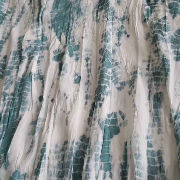 Joie NEW Top Tie-dye SILK Tank Blouse Tunic Pleated Back Women's S - Picture 10 of 10